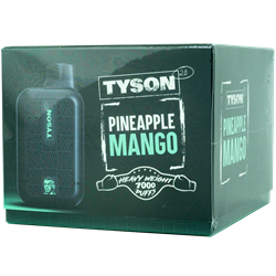 Tyson Pineapple Mango 10 Pack tyson, disposable, vape, disposable vape, nicotine, 50mg, Pineapple mango, Pineapple Mango, 7000, puffs, 7000 puffs, rechargeable