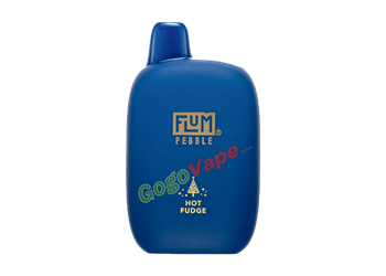 Flum Pebble Hot Fudge 10 Pack flum, pebble, flum pebble, disposable, vape, disposable vape, nicotine, 50mg, pineapple, coconut, pineapple coconut, 6000, puffs, 6000 puffs, rechargeable