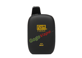 Flum Pebble Icy Mint 10 Pack flum, pebble, flum pebble, disposable, vape, disposable vape, nicotine, 50mg, icy, mint, Icy mint, 6000, puffs, 6000 puffs, rechargeable