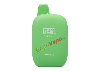 Flum Pebble Matcha 10 Pack flum, pebble, flum pebble, disposable, vape, disposable vape, nicotine, 50mg, matcha, 6000, puffs, 6000 puffs, rechargeable