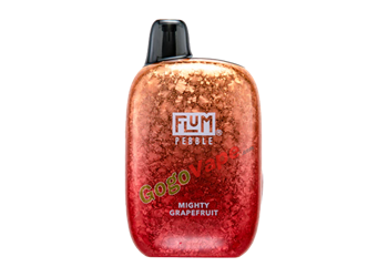 Flum Pebble Mighty Grapefruit 10 Pack flum, pebble, flum pebble, disposable, vape, disposable vape, nicotine, 50mg, pineapple, coconut, pineapple coconut, 6000, puffs, 6000 puffs, rechargeable