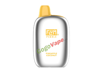 Flum Pebble Pineapple Coconut 10 Pack flum, pebble, flum pebble, disposable, vape, disposable vape, nicotine, 50mg, pineapple, coconut, pineapple coconut, 6000, puffs, 6000 puffs, rechargeable