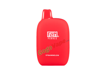 Flum Pebble Strawmelon 10 Pack flum, pebble, disposable, vape, disposable vape, nicotine, 50mg, strawberry, melon, strawmelon, 6000, puffs, 6000 puffs, rechargeable